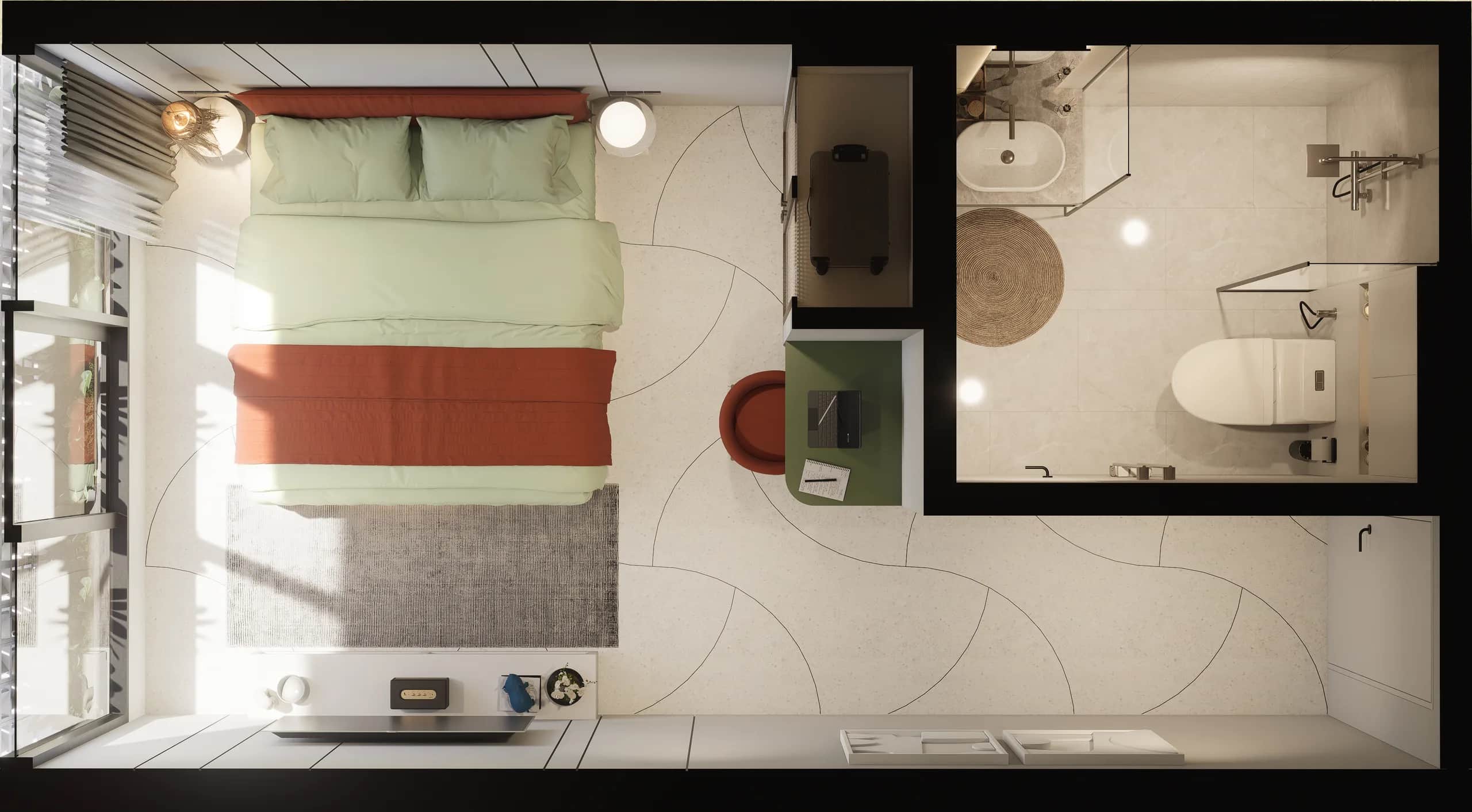 Studio 24.5 m²