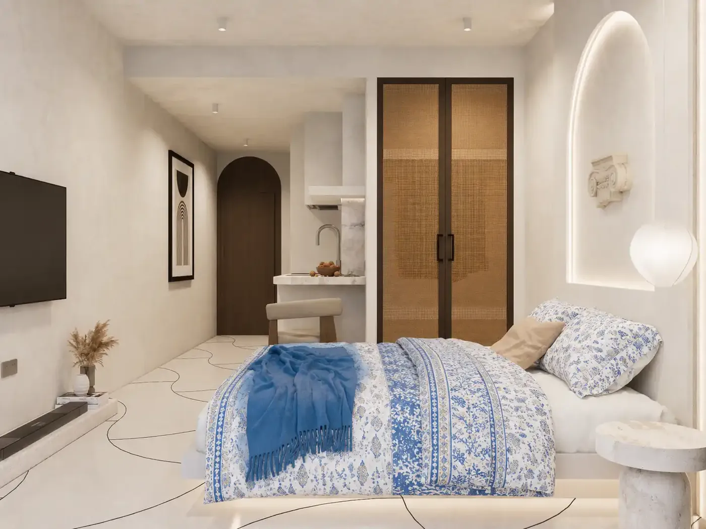 Example of the interior of an EDEM II apartment