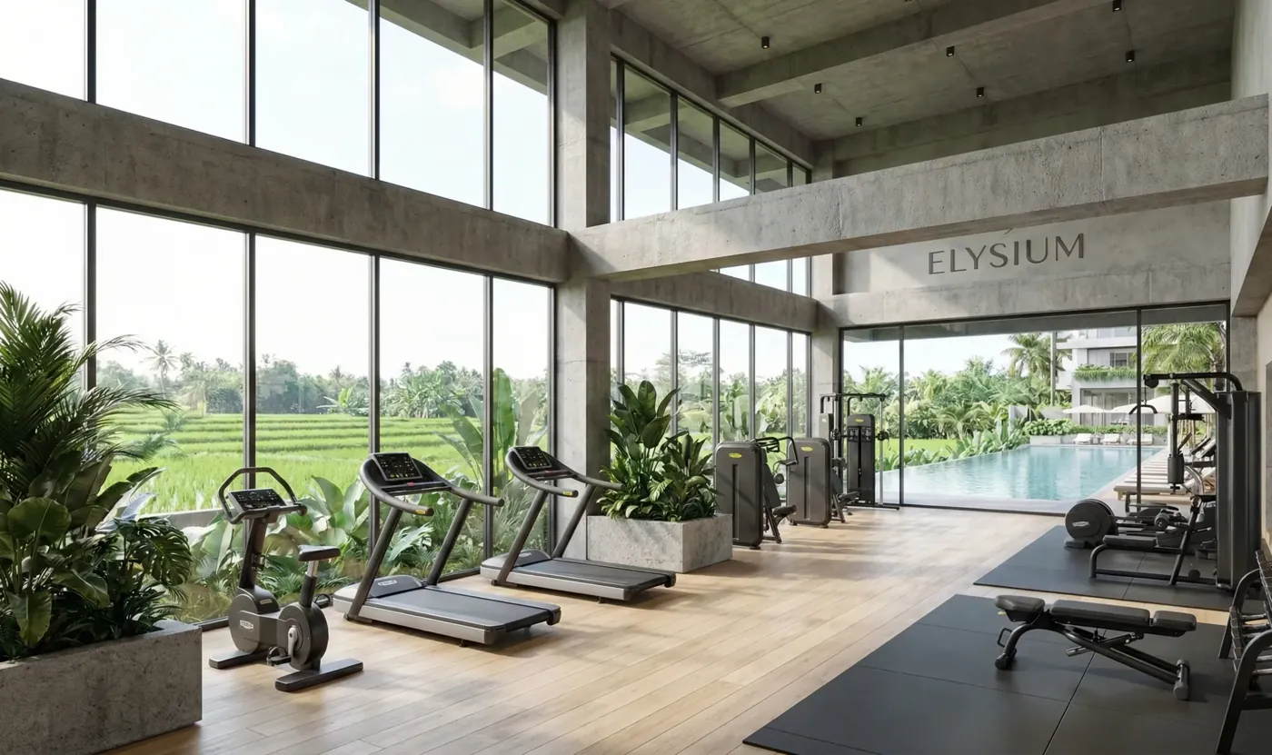 Тренажёрный зал в ELYSIUM Eco City
