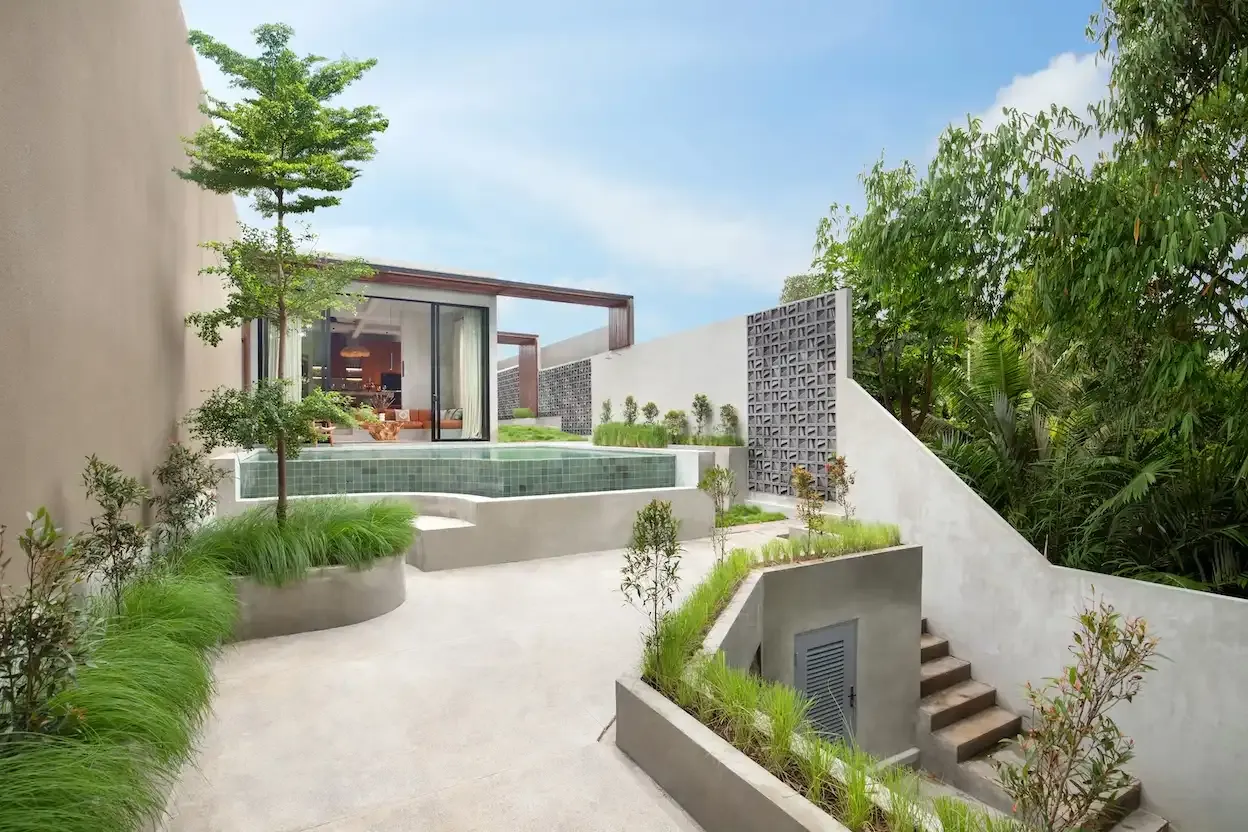 Garden Villa II: вилла с собственным участком и бассейном